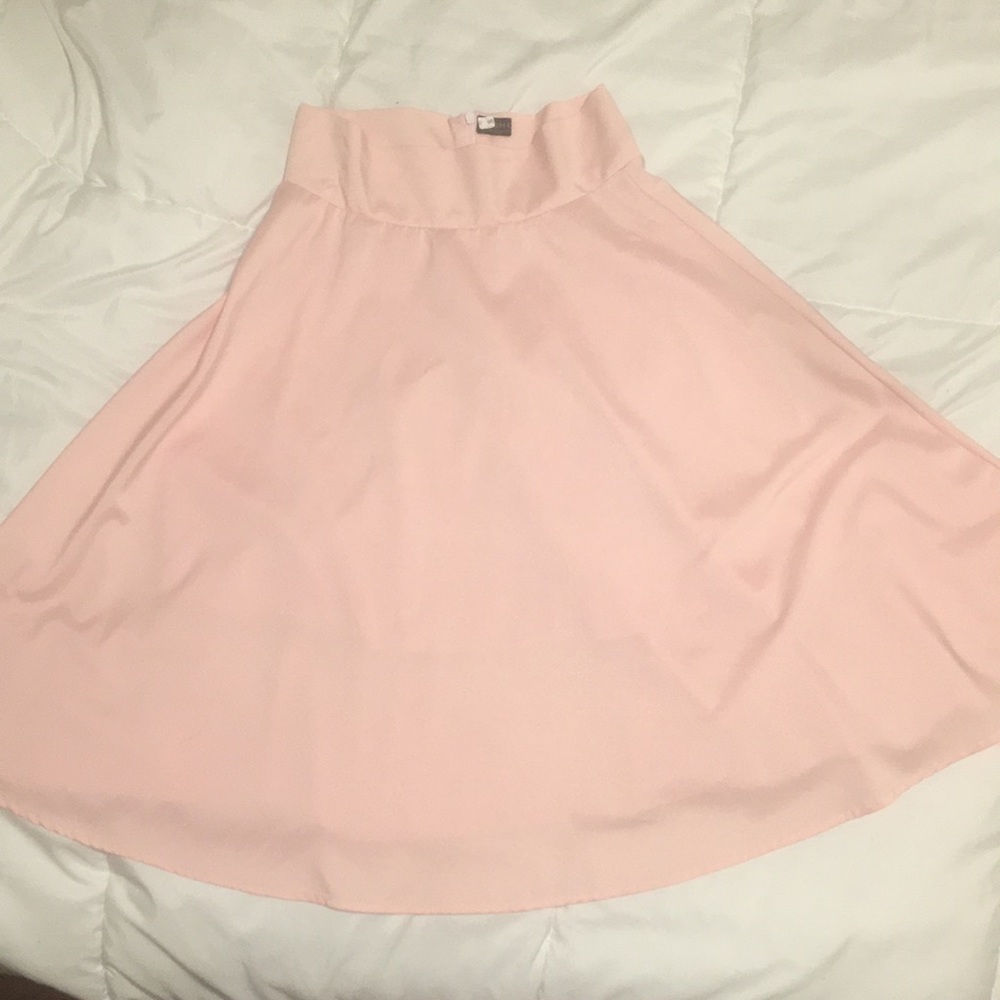 Light pink skirt